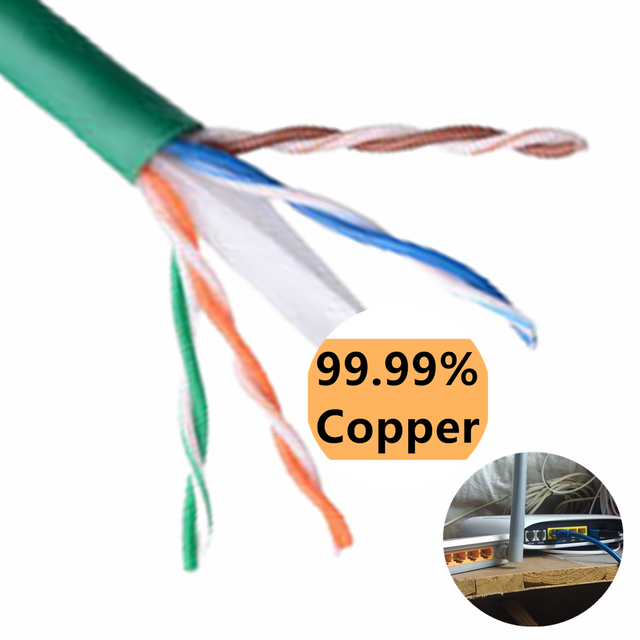 Best Quality CAT6 1000ft UTP Solid Ethernet Cable 305M Length for CE Certified PE LSZH PVC Jacket