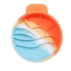 Yeni Sunshine Serisi Çevre Dostu Evcil Hayvan Silikon Yalama Kasesi Kaymaz Yavaş Besleyici 2'si 1 Arada Köpek ve Kedi Hızlı Yeme Önleyici Tasarım - Product Image 1