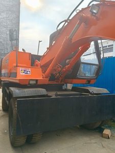Excavatrice sur pneus Hitachi EX100WD-1 d'origine japonaise 10T à vendre, excavatrice sur pneus Hitachi EX100WD-1 - Product Image 5