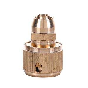 Connecteur rapide à 3 points tout en cuivre, adaptateur de tuyau d'eau de 8 mm pour tuyau en PVC, type enfichable - Product Image 4