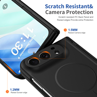 Étui pour iPhone Duo 18 Fold 360 °   Coque de protection intégrale pour téléphone portable, résistante aux chocs, compatible avec la charge magnétique sans fil, douce pour la peau