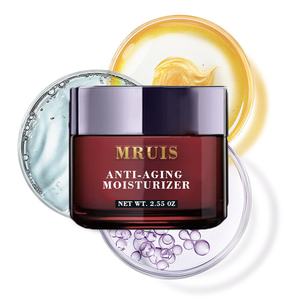 Crème pour le visage anti-âge triple effet contient <span class=keywords><strong>de</strong></span> l'<span class=keywords><strong>acide</strong></span> <span class=keywords><strong>hyaluronique</strong></span> <span class=keywords><strong>et</strong></span> <span class=keywords><strong>de</strong></span> la <span class=keywords><strong>vitamine</strong></span> <span class=keywords><strong>C</strong></span> réduire les rides raffermir éclaircir la peau MRUIS - Product Image 5