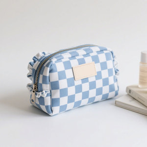 Gran Coqueta Floral Estética para Neceser para Mujer Lindo Organizador de Cosméticos Bolsa de Maquillaje de Viaje - Product Image 3