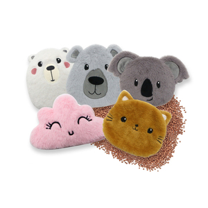 Coussin chauffant micro-ondable en peluche, petit et portable, pour réchauffer les mains - Product Image 1