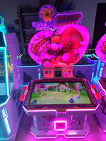 Jeu d'arcade amusant pour enfants avec marteau et écran LCD de 32 pouces, fonctionnement à pièces
