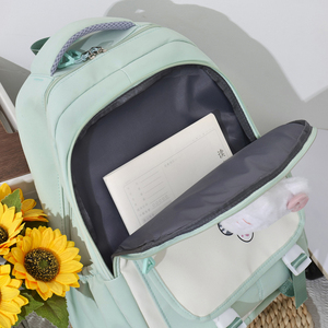 Sac à dos étanche de grande capacité <span class=keywords><strong>pour</strong></span> étudiant-<span class=keywords><strong>Cartable</strong></span> minimaliste de style campus <span class=keywords><strong>pour</strong></span> les étudiants du primaire et du <span class=keywords><strong>collège</strong></span> - Product Image 5