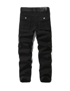 <span class=keywords><strong>Pantaloni</strong></span> Cargo Casual da <span class=keywords><strong>Uomo</strong></span> in Tela Leggera <span class=keywords><strong>con</strong></span> <span class=keywords><strong>Tasche</strong></span> <span class=keywords><strong>Laterali</strong></span>, Stile Corto - Product Image 2