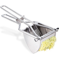 12 inch handmatige zware aardappelstamper & -pers van roestvrij staal, professioneel keukengereedschap, multifunctionele fruitpers, babyvoedselpers