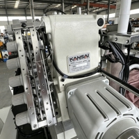 Máquina de Coser Automática Industrial TS-842 para Dobladillo Inferior de Camisetas, de Alta Eficiencia, para Producción de Prendas en Fábricas de Ropa, TOPSEW