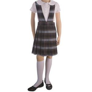 Primary <strong>School</strong> V-shape Sleeveless Plaid Dress <strong>Red</strong> Tartan Pleated Pinafore Classroom <strong>School</strong> Uniforms Girls <strong>Jumper</strong> - Product Image 4