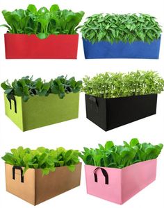 Grand sac de culture rectangulaire pour semis de jardin, en tissu respirant, sac de plantation pour plantes - Product Image 6