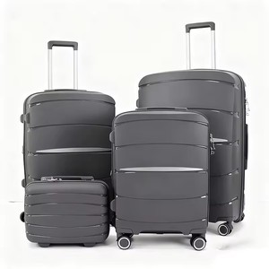 Ensemble de bagages extensible en PP - Roues pivotantes et poignée télescopique Valises de voyage - Product Image 3