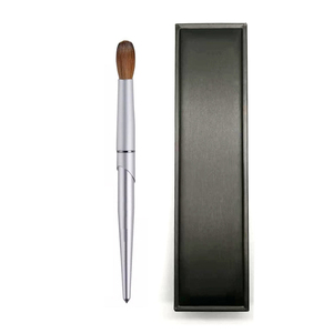 Pinceau à ongles en acrylique avec manche argenté, design classique, tailles personnalisées pour extension de poudre acrylique et manucure - Product Image 5