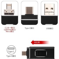 Nouvelle clé USB 4-en-1 en métal haute capacité (128 Go/64 Go/32 Go) pour iPhones, Android, PC - Vente en gros disponible USB 2.0/3.0 Type-C