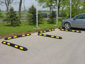 2 Mét Chiều Dài Cao Su Chặn Bánh Xe Ô Tô Chocks Dấu Hiệu An Toàn Đỗ Xe - Product Image 5