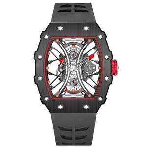 Reloj de moda para hombre 3ATM impermeable cinturón de silicona hueco fresco elegante reloj de hombre Relojes de pulsera de esfera grande Relojes - Product Image 1