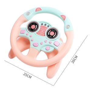 Volante del simulatore del giocattolo del volante di vendita caldo in linea con giocattoli della prima infanzia dei bambini del suono leggero e di guida - Product Image 5