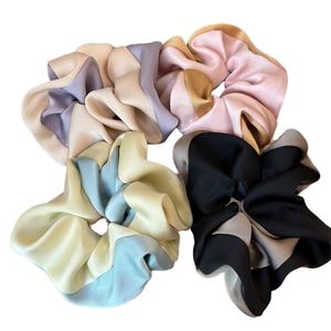 Lot de Scrunchies en Satin Personnalisés Grande Taille – Échantillon Rapide – Accessoires de Mode pour Filles et Femmes – Ensemble Cadeau de Pinces à Cheveux en Polyester - Product Image 1