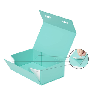 High-end Square Cosmetic Packaging Coated Paper UV Coating Magnetic Closure Handle Premium Unboxing Experience for Makeup <b>Tools</b> - Product Image 3