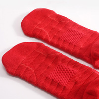 Chaussettes de sport épaisses personnalisées avec logo OEM pour hommes et jeunes, chaussettes de compression respirantes de haute qualité pour le basketball