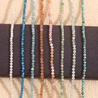 Collier QISEN bohème imperméable en pierres naturelles, plaqué or PVD, en acier inoxydable, délicat et coloré, pour femme