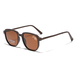 แว่นกันแดดโพลาไรซ์ Tr90 สำหรับผู้ชายและผู้หญิง รุ่นใหม่ปี 2026 แว่นกันแดดพรีเมียม ดีไซน์เนอร์ แว่นกันแดดทรงสี่เหลี่ยมสีดำ - Product Image 1