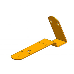 Support d'angle <span class=keywords><strong>en</strong></span> <span class=keywords><strong>acier</strong></span> <span class=keywords><strong>galvanisé</strong></span> A-058, 120 degrés, jaune, pour connecteur de bois, type égal, conforme aux normes ASTM, ANSI, JIS - Product Image 6