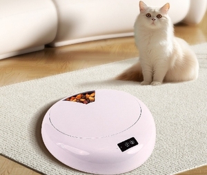 Alimentatore automatico per animali domestici intelligente per l'alimentazione di cani e gatti App per il funzionamento a tempo cibo umido ciotola per gatti - Product Image 1