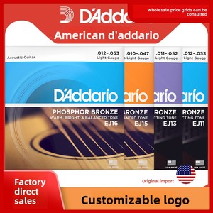 <span class=keywords><strong>Cuerdas</strong></span> Originales D'Addario para <span class=keywords><strong>Guitarra</strong></span> Acústica Folk, Bronce Fosforado, Sonido Cálido, Brillante y Equilibrado, Juego de 6 <span class=keywords><strong>Cuerdas</strong></span> EJ1615 EZ910920 Universal - Product Image 3