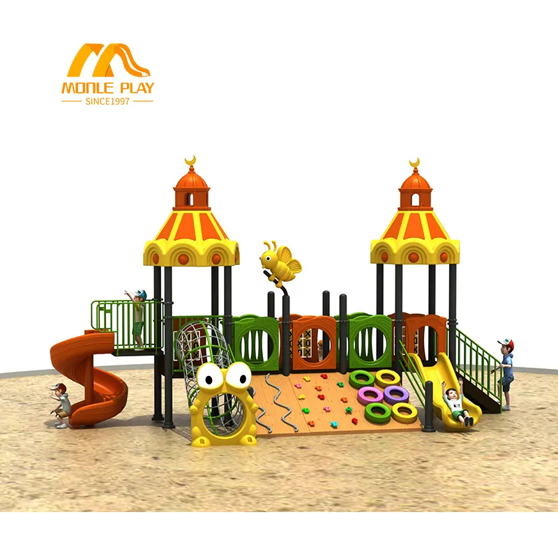 Kinderspiel platz Hersteller hochwertige Kunststoff Kinder Sport Outdoor-Spielplätze