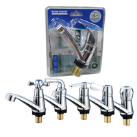 Robinet de lavabo 1/2 raccord fileté plastique ABS seulement robinet de lavabo de salle de bain froid robinet d'eau