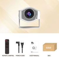 Projecteur portable Android 11 2025 HM400 PRO Wifi 160 ANSI Projecteur de jeu Cinéma maison 720P Mini projecteur intelligent Projecteurs 4k