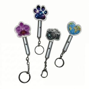 Llavero con Lámpara LED Mini Luminosa, Reutilizable, de Acrílico, con Cambio de Color, Diseño de Dibujos Animados Personalizado, en Oferta - Product Image 1