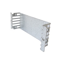 Tôle estampage flexion pièces en acier inoxydable galvanisé Fabrication découpe laser support perforé raccord de matériel