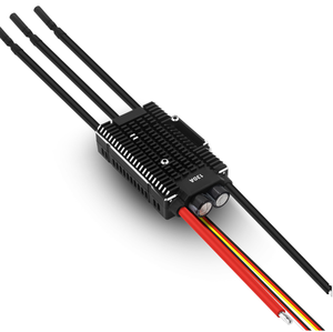 Contrôleur de vitesse sans balais 130A HV ESC 6-14S Lipo avec SBEC 6V/10A réglable et programmable EC5 pour avions RC et drones FPV - Product Image 1