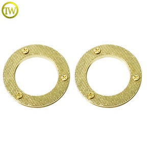 Ojetes metálicos de alta calidad para bolsos, con nombre esmaltado personalizado, color dorado, herrajes para cortinas, ojetes metálicos con logo, correa para portiere - Product Image 3