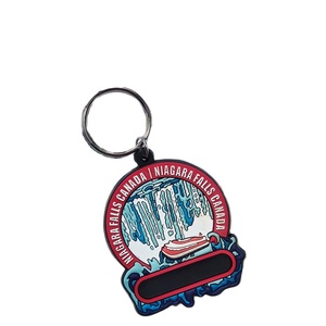 Custom Logo & Size Rubber Promotional Keychains & Carabiners Color Accessories Keychain