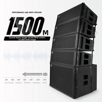 Bekboes P210 400w Dual 10 Inch Tweeter Passive Line Array Full Range Speaker for Stage