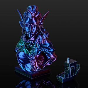 Kingroon PLA Filament pour imprimante 3D 10 rouleaux de filament PLA en soie triple couleur, précision dimensionnelle +/- 0.03mm bobine de 10kg (22lbs), - Product Image 5