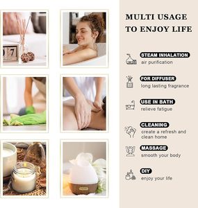 Ensemble d'huiles essentielles premium 100% pures et naturelles, kit d'huiles essentielles d'aromathérapie pour diffuseur, soin de la peau, massage - Product Image 5