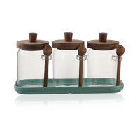 Bocaux en verre hermétiques de qualité fiable pour le stockage des aliments avec couvercles à vis sans BPA, compatibles lave-vaisselle, capacité de 690 ml