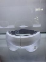 Masque oculaire intelligent à compression d'air chaud/froid avec musique, thérapie par chaleur et froid, soulagement des yeux secs