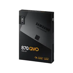 אותנטי Samsung 1 TB SSD כונן קשיח SATA 3.0 870 QVO כונני מצב מוצקים עבור מחשבים ניידים מחשבים שולחניים MZ-77Q1T0B