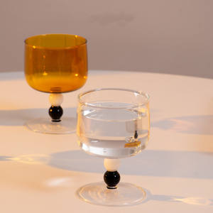 Solhui रचनात्मक मध्यकालीन हिट रंग गर्मी प्रतिरोधी गिलास कप और मग ग्लास कॉफी कप - Product Image 2