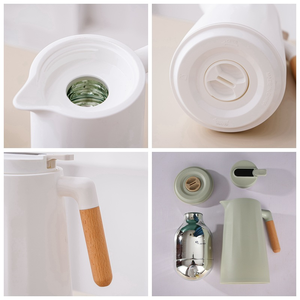 Carafe <span class=keywords><strong>isotherme</strong></span> scellée pour usage commercial, hôtelier et domestique, idéale pour le thé, usage quotidien pour appartements équipés, salles d'étude et bureaux - Product Image 6