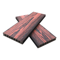 Planches de terrasse WPC creuses en gros, fourniture directe d'usine en Chine
