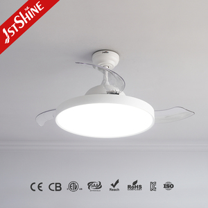 พัดลมเพดาน LED 8ดวง, พัดลมติดเพดานควบคุมด้วยแอปควบคุมด้วยรีโมทพร้อมใบมีดแบบซ่อนจำนวน1ชิ้น - Product Image 2