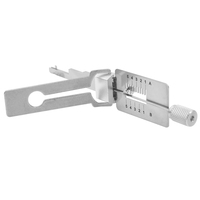 Lishi 2-en-1 Outils d'ouverture et de lecture Cylindre de serrure de voiture Serrure d'ouverture Pick Set Outil de serrurier pour NI-SSAN GTR
