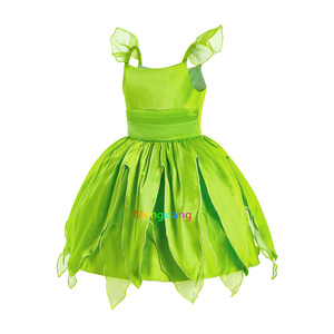 Película Tinker Bell princesa Halloween Cosplay niñas fiesta verde flor pétalo Hada <span class=keywords><strong>Tinkerbell</strong></span> vestido elfo TV disfraz - Product Image 2