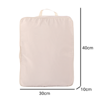 Ensemble organisateur de vêtements de voyage 3 pièces avec logo personnalisé de haute qualité chariot à bagages cubes d'emballage de compression